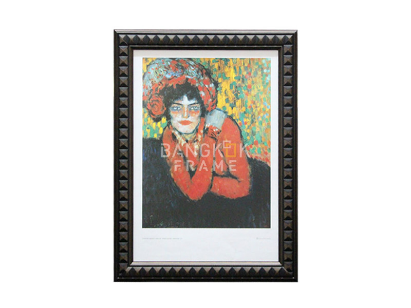 กรอบรูปภาพท้องพระโรงสมัยโบราณ